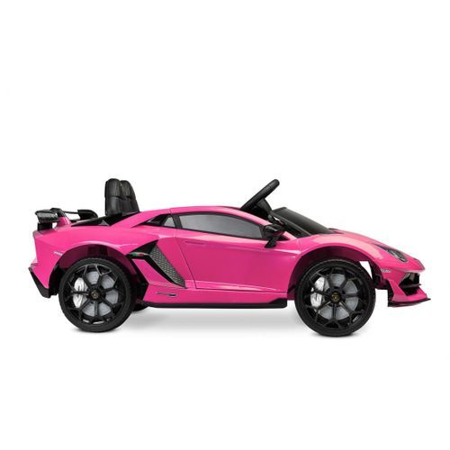 Voiture enfant électrique Lamborghini SVJ rose - Photo n°3; ?>