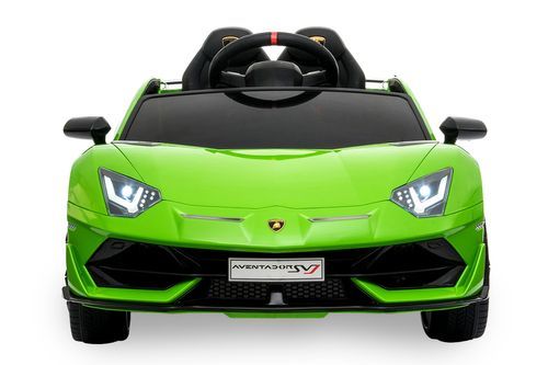 Voiture enfant électrique Lamborghini SVJ verte - Photo n°3; ?>