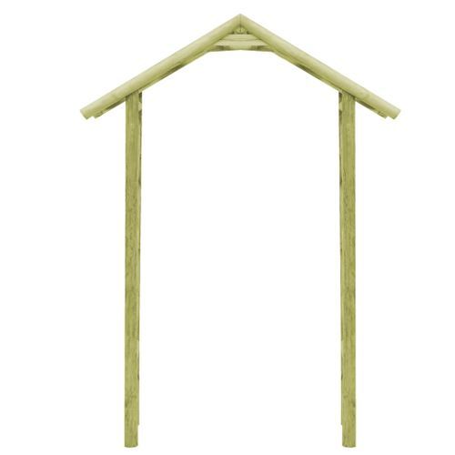 Voûte à rosiers 135x45x232 cm Pin imprégné de vert - Photo n°2; ?>