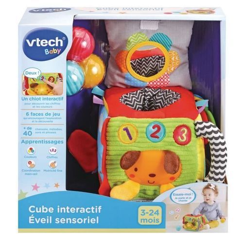 VTECH - 528205 - Cube Intéractif Eveil Sensoriel - Photo n°3; ?>