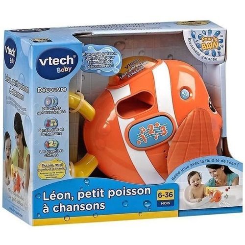 VTECH BABY - Jouet de Bain - Léon, p'tit poisson a chansons - Photo n°2; ?>