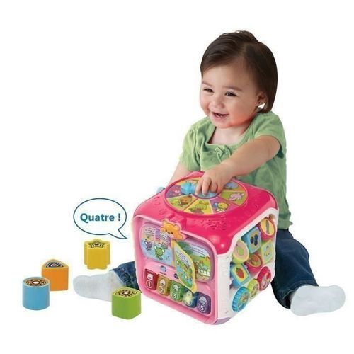 VTECH Super Cube Des Decouvertes Rose - Photo n°2; ?>