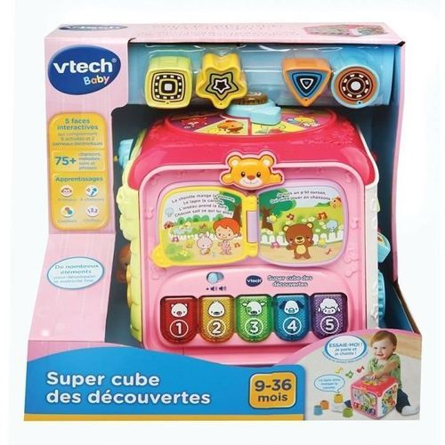 VTECH Super Cube Des Decouvertes Rose - Photo n°3; ?>