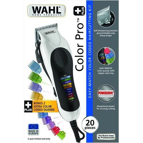 WAHL Tondeuse cheveux Color Pro Corded 20104.046 - 20 pieces - Photo n°3; ?>