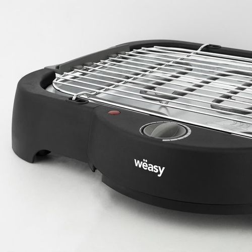 WEASY GBE42 Grill BBQ électrique a poser ou sur pieds-41,5x24cm-Température réglable-2000W -Plateau amovible-Pieds anti-dérapants - Photo n°3; ?>