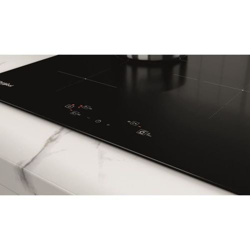 Whirlpool WSQ116NE table de cuisson induction - 4 foyers - 7200W - L 5,4 cm x P51 cm - verre - noire - Photo n°2; ?>