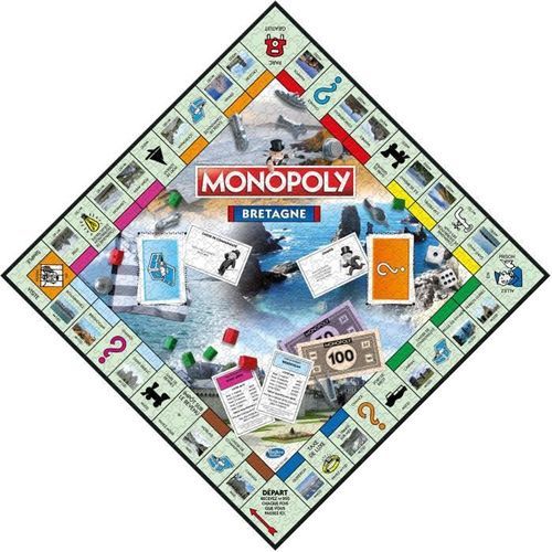WINNING MOVES Puzzle Monopoly Bretagne 1000 pieces - Photo n°3; ?>