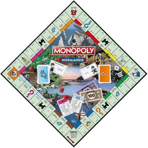 WINNING MOVES Puzzle Monopoly Normandie 1000 pieces - Photo n°3; ?>