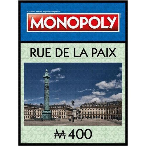 WINNING MOVES Puzzle Monopoly Rue de la Paix 1000 pieces - Photo n°3; ?>