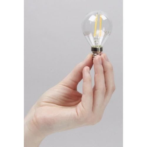 XQ-LITE Lot De 5 Ampoules LED Filament E14 Globe 2W équivalence 20W 15 XQ-LITE Lot de 5 ampoules LED filament E14 globe 2W équivalence 20W - Photo n°3; ?>