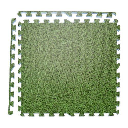 XQ Max Set de tapis de sol impression de l'herbe 4 pcs vert - Photo n°2; ?>
