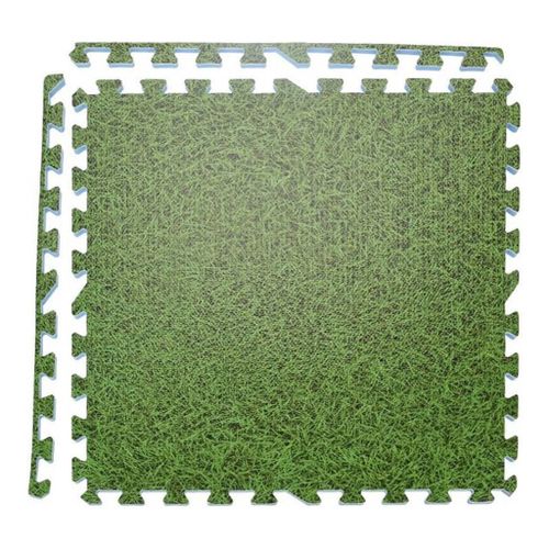 XQ Max Set de tapis de sol impression de l'herbe 6 pcs vert - Photo n°2; ?>