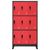 Anthracite/Rouge