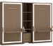 2 lits escamotables 140x190 avec bureau et étagère centrale Studante - Photo n°1