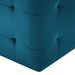 2 pcs Tables de chevet Bleu 30x30x30 cm Tissu velours - Photo n°5