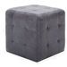 2 pcs Tables de chevet Gris 30x30x30 cm Similicuir daim - Photo n°6