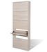 Armoire à chaussures en bois Puerto L 59 x H 169 x P 17 cm – 5 portes rabattables - Photo n°6