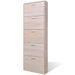 Armoire à chaussures en bois Puerto L 59 x H 169 x P 17 cm – 5 portes rabattables - Photo n°2