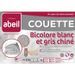 ABEIL Couette tempérée BICOLORE 200x200cm - Blanc & Gris chiné - Photo n°4
