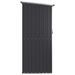 Abri de jardin Anthracite 118,5x97x209,5 cm Acier galvanisé - Photo n°5