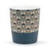 ABS T1904311-GX set de 4 tasses tisane en porcelaine forme V sans anse avec decal en or 26cl - Theme bleu artdeco - Photo n°2
