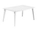 Table Lima 160 6 personnes - Design contemporain - Blanc - Photo n°1