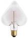 Ampoule décorative cœur filament incandescent ambré 40W (E27) - Photo n°1