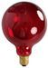 Ampoule décorative rétro Edison globe rouge filament incandescent 40W (E27) - Photo n°1