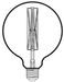 Ampoule décorative rétro Edison globe vert filament incandescent 40W (E27) - Photo n°2