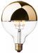 Ampoule rétro globe LED dimmable calotte dorée (E27) - Photo n°1
