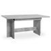 ANCONA Table a manger extensible de 8 a 12 personnes classique effet béton structuré - L 160 / 310 x l 90 cm - Photo n°1