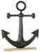 Ancre déco sur socle BLACK LOMBOK H 76 cm - Photo n°1