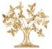 Arbre sculpté glamour avec papillon 31 x 8 x 30 cm - Photo n°1