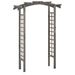 Arche à treillis 150x50x210 cm Bois de pin imprégné de gris - Photo n°1