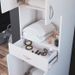 ARMANDO Armoire de salle de bain L 50 cm - Blanc Mat - Photo n°4