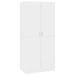 Armoire 2 portes blanc brillant Pandra 80 cm - Photo n°1