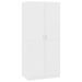 Armoire 2 portes blanc mate Pandra 80 cm - Photo n°1