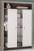 Armoire 2 portes bois driftwood blanc et naturel Switch - Photo n°1