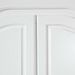 Armoire 2 portes 2 tiroirs pin massif vernis blanc Batiste - Photo n°4
