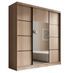 Armoire 3 portes coulissantes KERY 200 cm avec miroir – Design moderne - Photo n°1