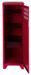 Armoire 3 portes métal rouge Naya L 40 x H 134 x P 40 cm - Photo n°2