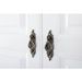 Armoire 4 portes pin massif vernis blanc Fanisy 183 cm - Photo n°10