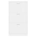 Armoire à chaussures en bois Puerto L 59 x H 108 x P 17 cm – 3 portes rabattables - Photo n°4