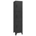 Armoire à casiers Anthracite 38x45x180 cm Acier - Photo n°1