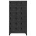 Armoire à casiers Anthracite 90x40x180 cm Acier 2 - Photo n°2