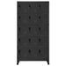 Armoire à casiers Anthracite 90x40x180 cm Acier - Photo n°2