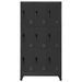 Armoire à casiers Anthracite 90x45x180 cm Acier - Photo n°2