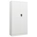 Armoire à casiers Blanc 90x40x180 cm Acier - Photo n°1