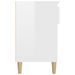 Armoire à chaussure Blanc brillant 102x36x60 cm Bois ingénierie - Photo n°8