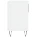 Armoire à chaussure Blanc brillant 70x36x60 cm Bois ingénierie - Photo n°7